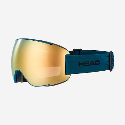 Превью Горнолыжная маска OTG Маска горнолыжная HEAD Magnify 5K + Spare Lens Petrol/Gold (390843)
